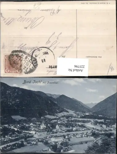 225796,Bad Ischl Totale m. Trauntal pub F. E. Brandt 6016