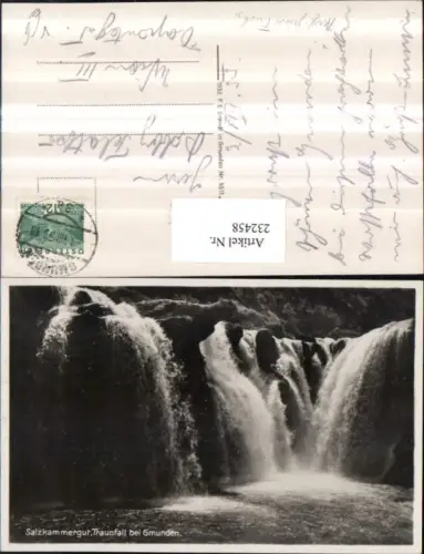 232458,Gmunden Traunfall Wasserfall pub F. E. Brandt 5511
