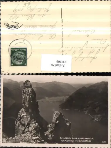 232509,Gmunden Blick v. Traunstein Gamskogel m. Dachstein pub F. E. Brandt 5662