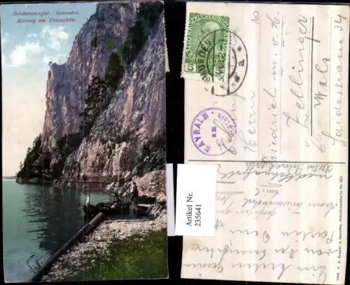 235641,Gmunden Miesweg am Traunstein Partie pub F. E. Brandt 344