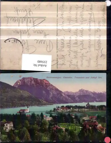 235680,Gmunden Traunstein u. Schloss Orth pub F. E. Brandt 142
