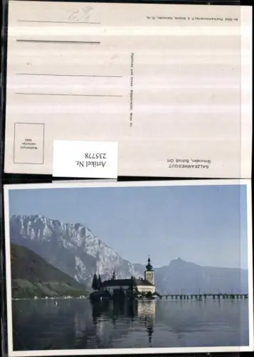 235778,Gmunden Schloss Orth pub F. E. Brandt 5014