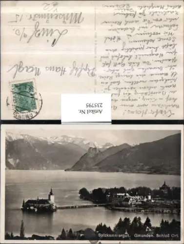 235795,Gmunden Schloss Orth pub F. E. Brandt 5006