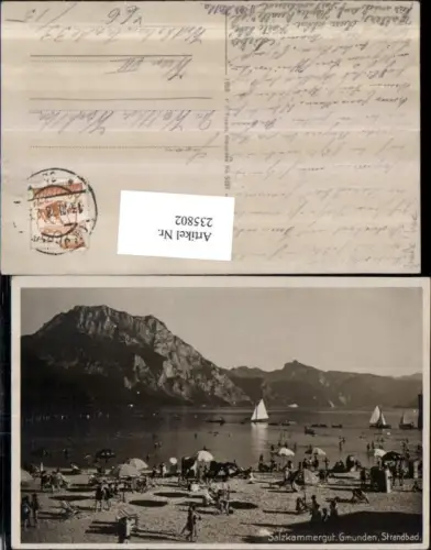 235802,Gmunden Strandbad Strandleben pub F. E. Brandt 5337