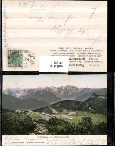 235823,Sattelalm im Höllengebirge b. Ebensee pub F. E. Brandt 448