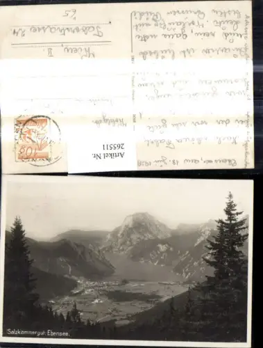 265511,Ebensee Totale Salzkammergut pub F. E. Brandt 5046