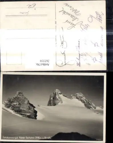 265559,Foto Ak Hoher Dachstein u. Dirndln Salzkammergut b. Gosau pub F. E. Brandt 5122