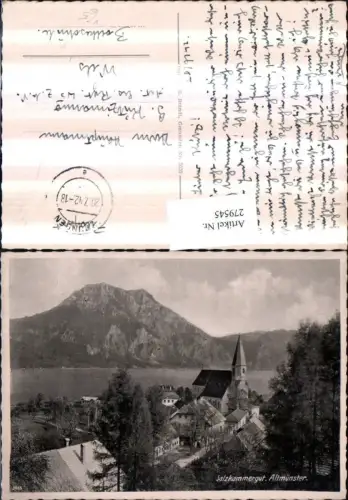 279545,Altmünster Kirche Bergkulisse pub F. E. Brandt 5035