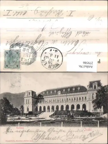 279586,Ischl Kurhaus pub Stengel e Co 2556