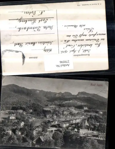 279596,Bad Ischl Totale Bergkulisse pub F. E. Brandt 1775