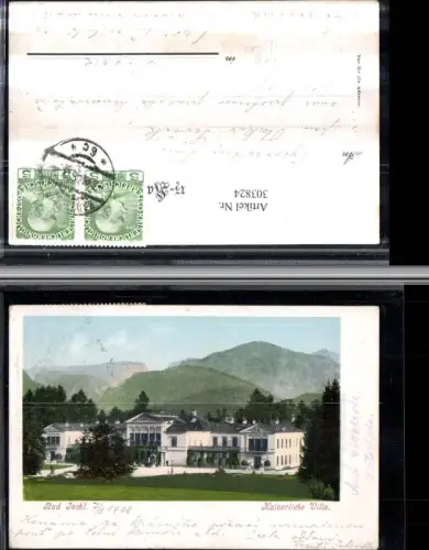 303824,Bad Ischl Kaiserliche Villa pub F. E. Brandt 293
