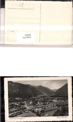 306854,Bad Ischl Totale Präge Passepartout pub F. E. Brandt 7069