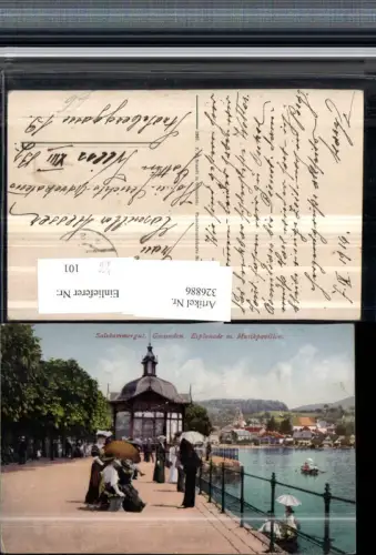 326886,Gmunden Esplanade m. Musikpavillon pub F. E. Brandt 153