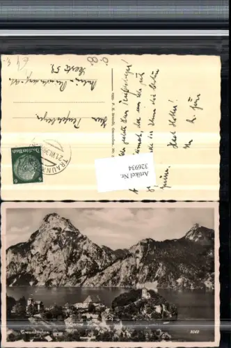 326934,Traunkirchen Totale Bergkulisse pub F. E. Brandt 5042