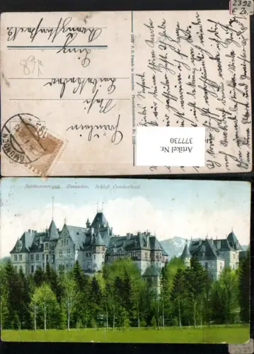 377730,Gmunden Schloss Cumberland pub F. E. Brandt 1159