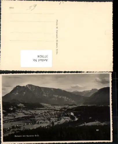 377824,Bad Goisern Totale m. Sarstein Bergkulisse