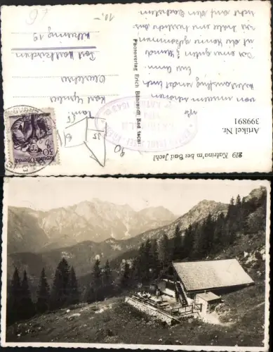 399891,Katrinalm Almhütte Berghütte b. Bad Ischl Bergkulisse
