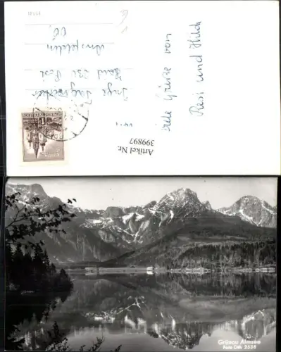 399897,Grünau Almsee See Bergkulisse pub Foto Oth 2538