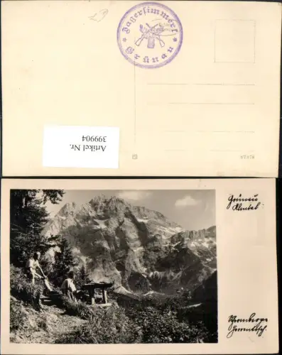 399904,Grünau im Almtal Aussicht Bergkulisse