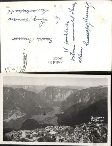 399931,Obertraun vom Zwölferkogl Bergkulisse pub Foto F. Schartinger