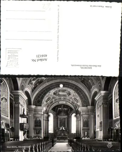 416121,Bad Ischl Nikolaikirche Kirche Innenansicht pub Cosy 765