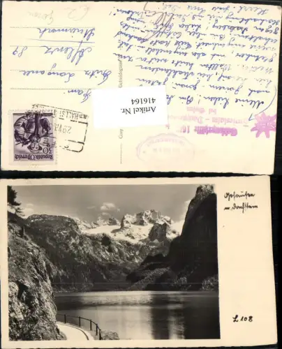 416164,Gosausee See b. Gosau m. Dachstein Bergkulisse