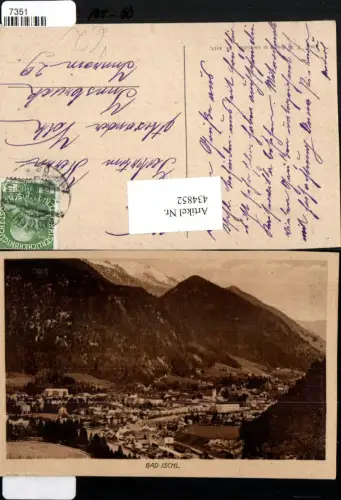 434852,Bad Ischl Totale Bergkulisse pub F. E. Brandt 4017