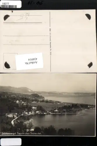 434914,Traunkirchen Steinwinkel Teilansicht pub F. E. Brandt 5313
