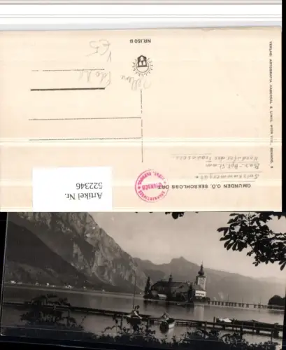 522346,Seltene Foto AK Gmunden Schloss Ort Orth pub Habernal e Lindl