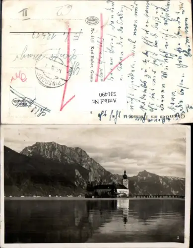 531490,Gmunden am Traunsee Schloss Ort Orth Feldpost Nachgebühr nachporto