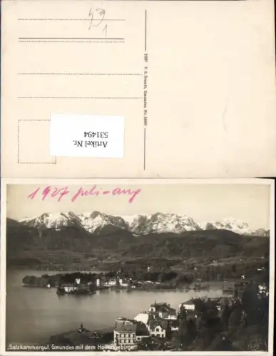 531494,Salzkammergut Gmunden am Traunsee Höllengebirge pub Brandt 5000