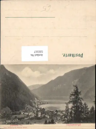 531517,Salzkammergut Hallstatt Hallstättersee pub Stengel Co. 21639