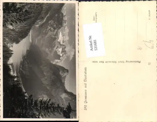 531681,Foto-AK Gosau Gosausee mit Dachstein pub Bährendt 385