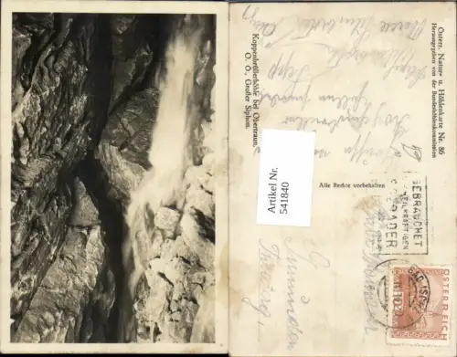 541840,Koppenbrüllerhöhle Obertraun Wasserfall