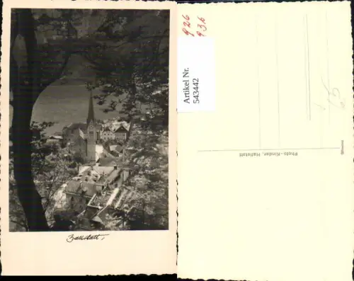 543442,tolle Foto-AK Hallstatt Totale pub Photo Kinder