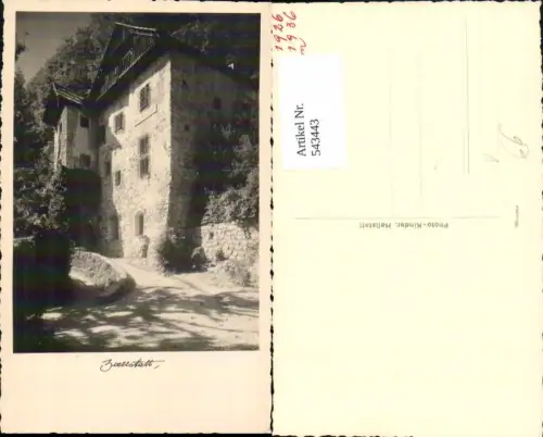 543443,tolle Foto-AK Hallstatt Straßenansicht pub Photo Kinder