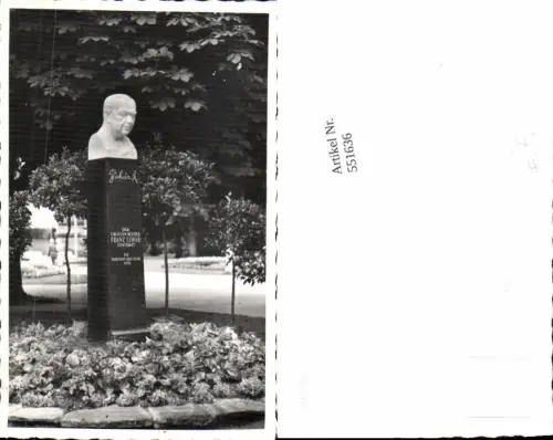 551636,tolle Foto-AK Bad Ischl Franz Lehar Denkmal