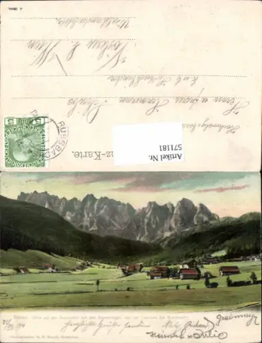 571181,Gosau Gosaustein Donnerkogln Brandwirt pub F. E. Brandt