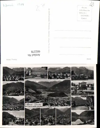 602278,Mehrbild Ak Bad Ischl Kurhaus Nussensee Bahnhofplatz