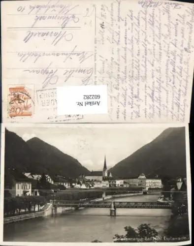 602282,Bad Ischl Esplanade Brücke pub F. E. Brandt 5071