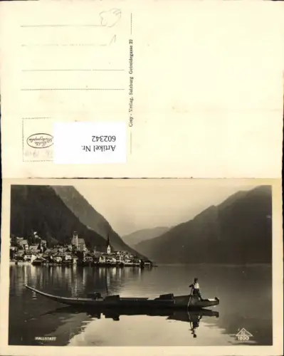 602342,Foto Ak Hallstatt Zille Boot pub Cosy BL 1800