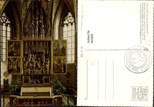 661836,St Wolfgang im Salzkammergut Hochaltar Pacher