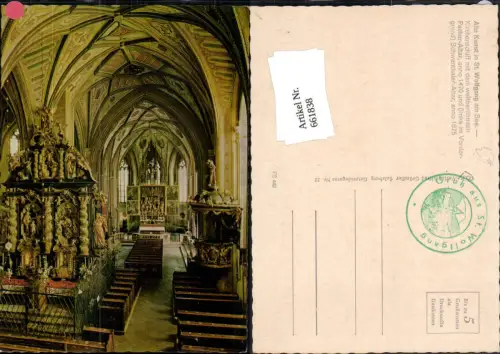 661838,St Wolfgang im Salzkammergut Pacher-Altar Innenansicht