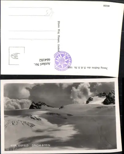 664182,Foto Ak Karl Eisfeld Dachstein Hallstätter Gletscher Hallstatt pub Max Mayer