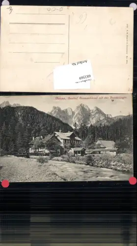 683569 Gosau Gosauschmied Gasthaus Donnerkogln Hallstatt pub Brandt 1954