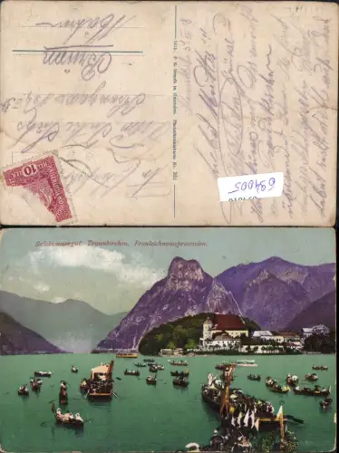 694005 Salzkammergut Traunkirchen am Traunsee Fronleichnamsprozession pub Brandt 351