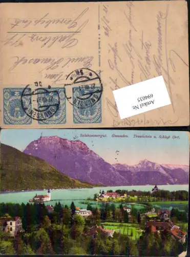 694035 Gmunden am Traunsee Traunstein Schloss Ort pub Brandt gel Gablonz