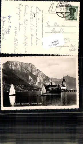 694040 Gmunden am Traunsee Boot Schloss pub Bährendt 2404