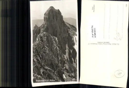 698853 Bischofsmütze bei Goisern Gosau pub Max Mayer 872