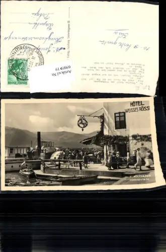 698919 St. Wolfgang am Wolfgangsee Hotel Weißes Rössl Landungsplatz